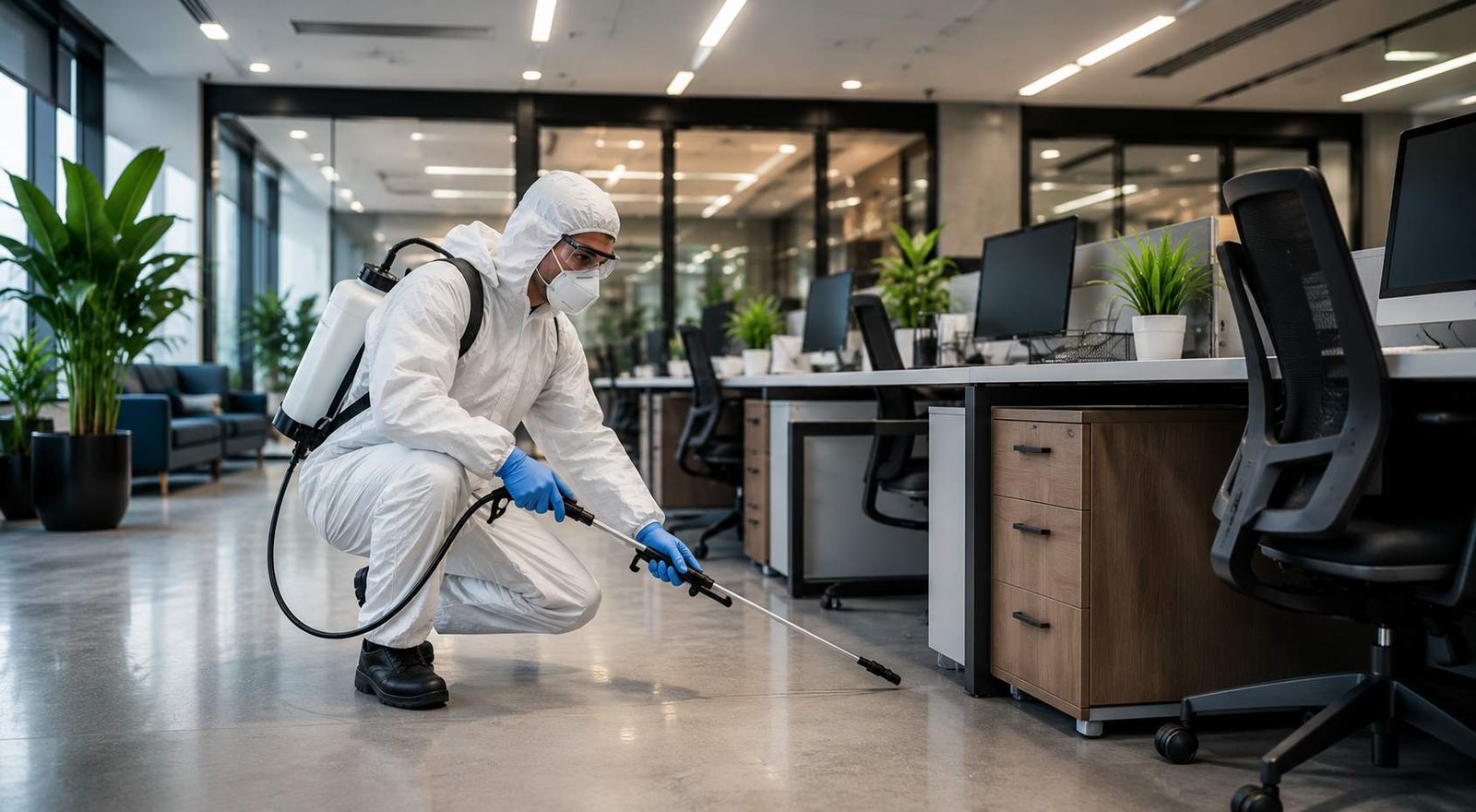 Commercial pest control operation